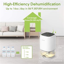 Mini Electric Dehumidifier Ultra Quiet 1000ml