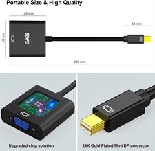 BENFEI Mini DisplayPort to VGA Adapter Mini DP to VGA (Thunderbolt Compatible) Male to Female Adapter for ThinkPad SurfacePro PC