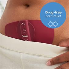 Beurer EM50 Menstrual Relax TENS & Heat for Natural Menstrual Pain Relief Suitable for Endometriosis 15 Intensity Levels 