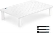 BONTEC Monitor Stand Riser Computer LCD Stand with Mesh Platform for Laptop, Computer, iMac, PC