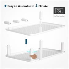 BONTEC Monitor Stand Riser Computer LCD Stand with Mesh Platform for Laptop, Computer, iMac, PC