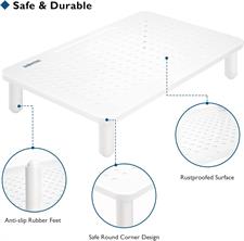 BONTEC Monitor Stand Riser Computer LCD Stand with Mesh Platform for Laptop, Computer, iMac, PC