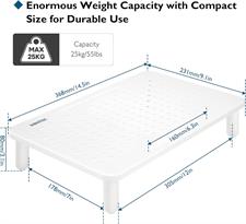 BONTEC Monitor Stand Riser Computer LCD Stand with Mesh Platform for Laptop, Computer, iMac, PC