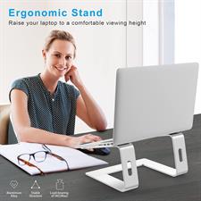 BoYata Laptop Stand Aluminum Ventilated Laptop Holder Notebook Stand Compatible with 10-15.6'' MacBook 