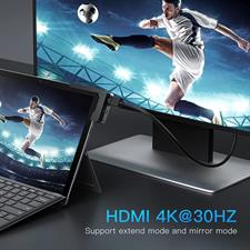 BYEASY Docking Station, 6-in-1 Microsoft Surface Pro 7 USBC Hub with 4K HDMI, PD 60W Type-C Charging, SD/TF Card Reader, 2 USB 3.0-Specifically Designed Expansion Hub