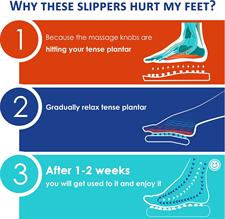 BYRIVER Sandals with Spring Insoles for Foot Massage, Relieves Foot Pain, Neuropathy, Arthritis and Plantar Fasciitis (Medium)