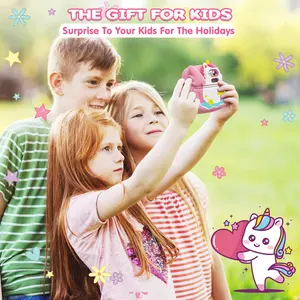 CAMCLID Instant Photo Print Camera 2.4 in HD 1080P 