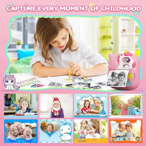 CAMCLID Instant Photo Print Camera 2.4 in HD 1080P 