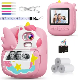 CAMCLID Instant Photo Print Camera 2.4 in HD 1080P 
