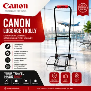 Canon Adjustable Folding luggage Trolley Cart & Hand Trolley Portable Heavy-Duty