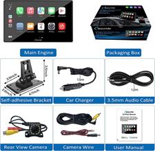 Carpuride 9 inches Wireless_Apple Carplay & Android Auto Car Stereo with Backup Cam