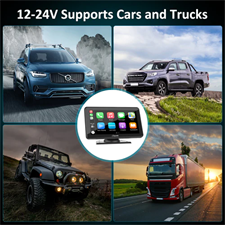 CARPURIDE Car Stereo 7 Inch IPS Touch Screen Multimedia Player