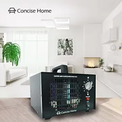Concise Home Commercial Ozone Generator Industrial O3 Air Purifier Black Deodorizer Sterilizer (7000mg)