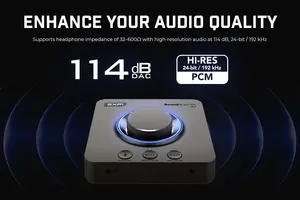 Creative Sound Blaster X4 Hi-Res 24bit 192kHz External USB DAC and Amp Sound Card (Branded Used)