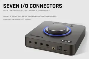 Creative Sound Blaster X4 Hi-Res 24bit 192kHz External USB DAC and Amp Sound Card (Branded Used)