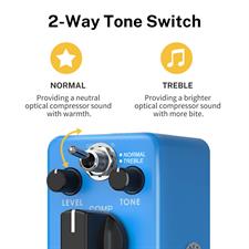 Donner Compressor Pedal Ultimate Comp Guitar Effect Pedal