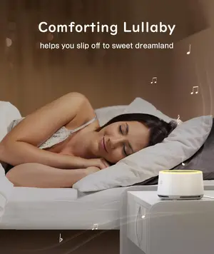 Dreamegg D1 Sound White Noise Sleep Therapy Machine with Night Light 
