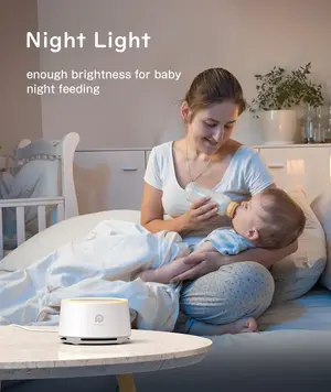 Dreamegg D1 Sound White Noise Sleep Therapy Machine with Night Light 