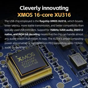 FiiO BTR17 USB DAC AMP with LDAC Bluetooth 5.4 aptX Lossless Dual ES9069Q THX 3.5mm Unbalanced & 4.4mm Balanced
