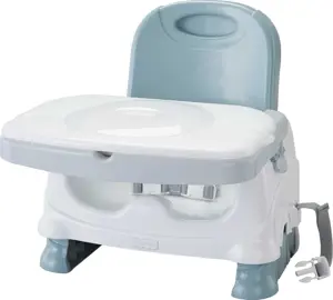 Fisher-Price Baby Deluxe Booster Seat Hook-on Portable Dining Chair with Dishwasher Safe Tray