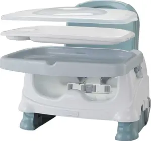 Fisher-Price Baby Deluxe Booster Seat Hook-on Portable Dining Chair with Dishwasher Safe Tray