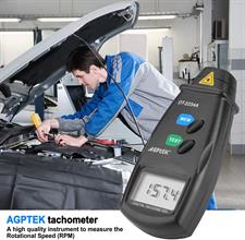 FITNATE Digital RPM Tachometer, Non-Contact Rotation Photo, 2.5 ~ 99,999 RPM Accuracy DT-2234A