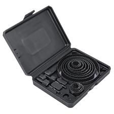 FreeTec 16 Hole Steel Saw Kit Metal Circle Cutter Round Drill Bits Wood Alloy Downlights 19-127mm