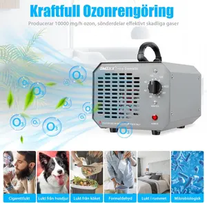 GMGXX Ozone Generator 1000 mg/h ozone air purifier ozone device up to 300 ㎡ 120 minute timer O3 ozonizer for car garage apartment hotel kitchen and pet clean odor/dirt