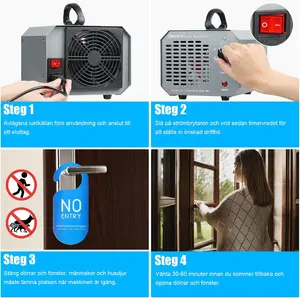 GMGXX Ozone Generator 1000 mg/h ozone air purifier ozone device up to 300 ㎡ 120 minute timer O3 ozonizer for car garage apartment hotel kitchen and pet clean odor/dirt