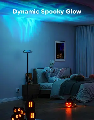 Govee Uplighter Floor Lamp RGBIC Ripple Projector 