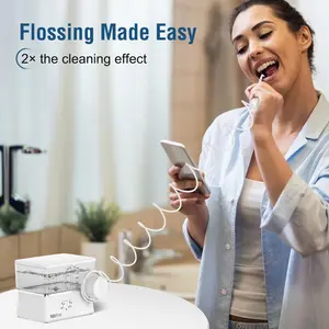 H2ofloss Water Dental Flosser Cordless Oral Irrigator Teeth Pick 6 Modes Portable Rechargeable 