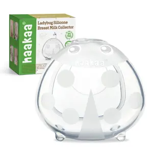 haakaa Ladybug Silicone Breast Milk Collector Pump Breast Shells Nursing Cup 2.5oz/75ml