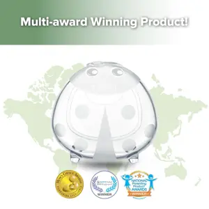 haakaa Ladybug Silicone Breast Milk Collector Pump Breast Shells Nursing Cup 2.5oz/75ml