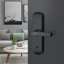 HAIFUAN M20 Bluetooth Digital Fingerprint Electric Door Lock Unlock with Card, Code, App (Compatible with Alexa) (Left Hand Door Only)