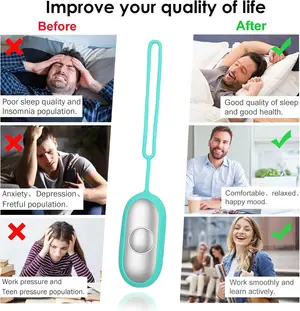 Sleep Instrument Handheld Sleep Aid Device for Insomnia Relief Microcurrent Intelligent Relieve Pressure Anxiety Fast Sleep for Women/Men