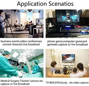 HDMI Video Capture Card, USB 2.0 1080P Audio Video Game Capture Card, Computer Capture Device, for Windows/Android/OS X, or Streaming, Gaming