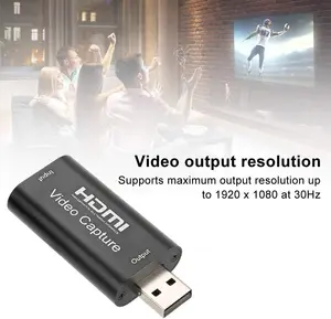HDMI Video Capture Card, USB 2.0 1080P Audio Video Game Capture Card, Computer Capture Device, for Windows/Android/OS X, or Streaming, Gaming