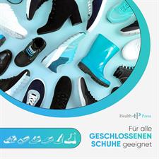 Health Press Shoe Insoles, Heel Pads, Heel Cushions, 2 Pairs, Shoe Insoles for Men and Women, Silicone Heel, Wedge Gel Insoles, Heel Spurs