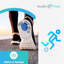 Health Press Shoe Insoles, Heel Pads, Heel Cushions, 2 Pairs, Shoe Insoles for Men and Women, Silicone Heel, Wedge Gel Insoles, Heel Spurs