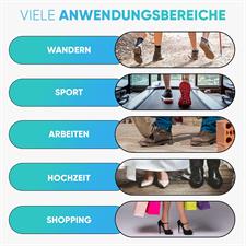 Health Press Shoe Insoles, Heel Pads, Heel Cushions, 2 Pairs, Shoe Insoles for Men and Women, Silicone Heel, Wedge Gel Insoles, Heel Spurs