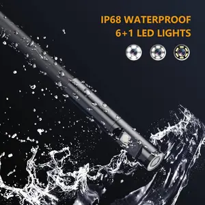 ILIHOME 5.5 mm Dual Camera Endoscope 4.5 Inch IPS Screen 1080P Digital Borescope Inspection Camera