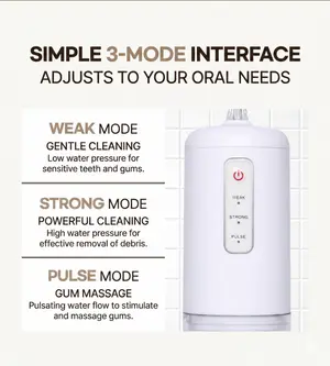 IN:SOME Water Flosser Oral Irrigator Portable and Rechargeable with 4 Tips