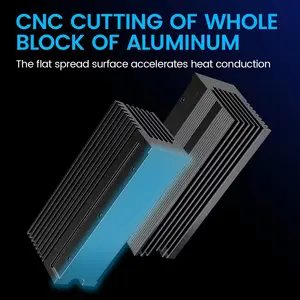 JEYI M.2 SSD HeatSink Cooler, Heavy Duty Aluminum Convective Heat Sink