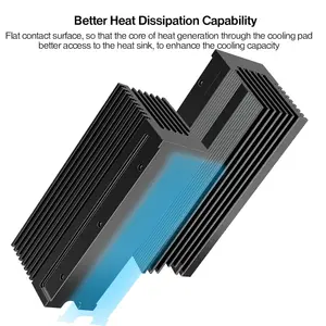 JEYI M.2 SSD HeatSink Cooler, Heavy Duty Aluminum Convective Heat Sink