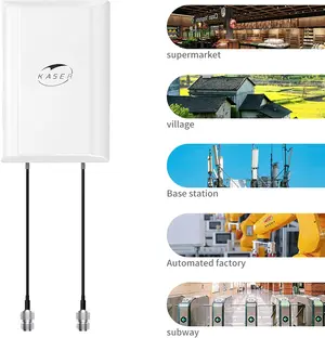 KASER 4G LTE 5G Antenna Outdoor Mimo Directional Antenna 698-2700 | 3300-3800 MHz Up to 12dBi Gain