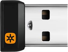 Logitech Unifying Receiver 2.4 GHz Wireless Technology USB Plug Compatible with all Logitech Unifying Devices
