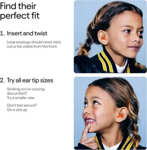 Loop Engage Kids 2 EarPlugs (6-12yrs) Everyday Noise Relief for Children 