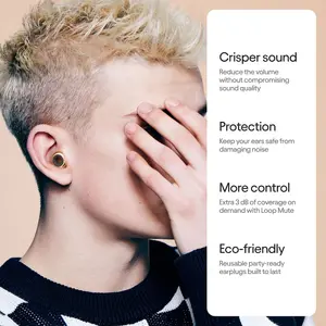 Loop Experience 2 Plus EarPlugs Stylish Certified Protection + Mute 