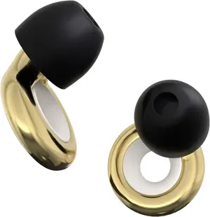 Loop Experience Plus Earplugs High Fidelity Hearing Protection for Musicians, DJs, Festivals, Concerts and Nightlife 18dB & NRR 7 Noise Reduction Ear Plugs Gold