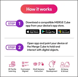 Merge Cube Merge Holograms Cube Tool for Education Science & STEM Toy